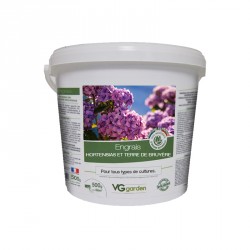 VG GARDEN ENGRAIS HORTENSIAS ET TERRE DE BRUYÈRE 500G